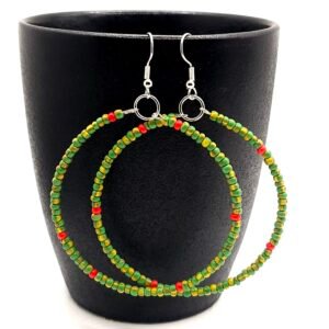 Festival Glow Large Hoops Earrings