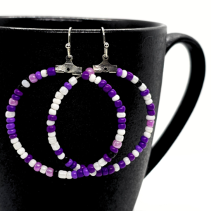 Mixed Purple Earrings