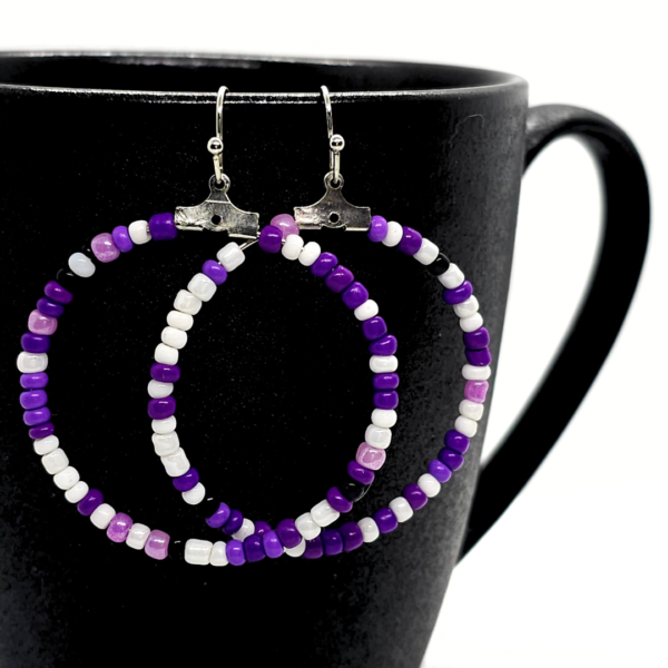 Mixed Purple Earrings