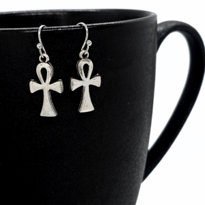 African Egyptian Ankh Earrings