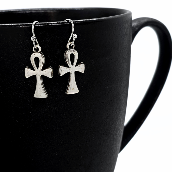 African Egyptian Ankh Earrings
