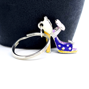 Purple Mini-Heel Keychain