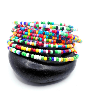 Rainbow Confetti Bangle Set