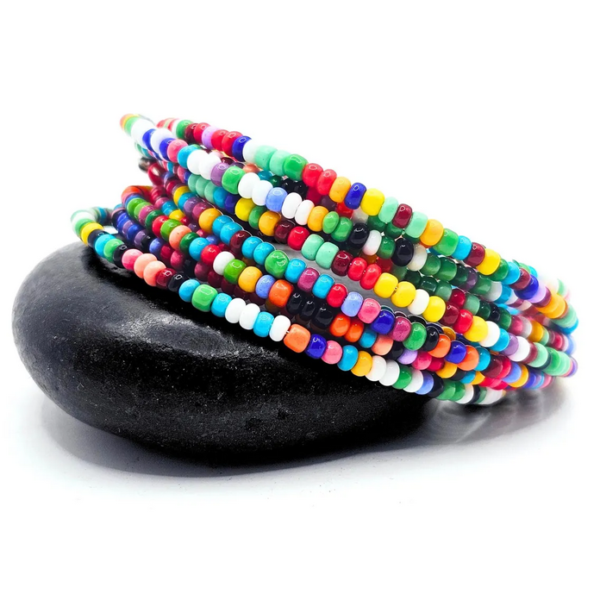 Rainbow Confetti Bangle Set - Image 3