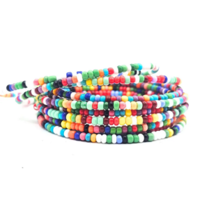 Rainbow Confetti Bangle Set
