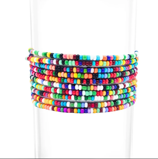 Rainbow Confetti Bangle Set - Image 4