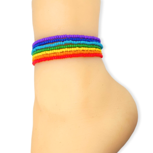 Seven Chakras Anklet Set