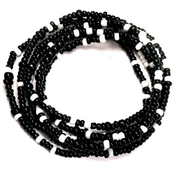 Black and White Waist Beads