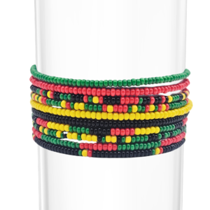 Rasta African Bracelet Bangle Set