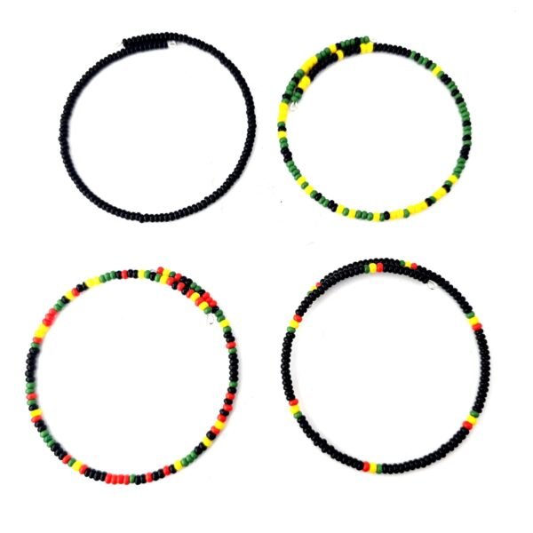 5pc Rasta Reggaeton Anklets - Image 3