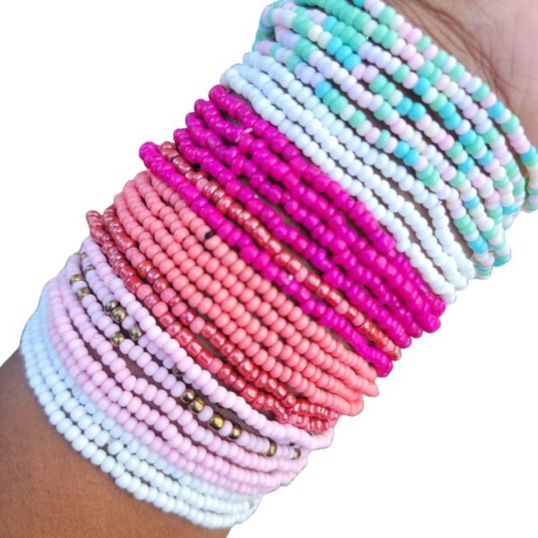 10pc Bracelet Grab Bag - Pink Mix