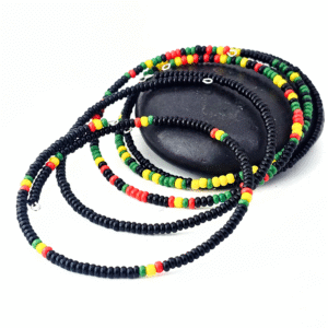 5pc Rasta Reggaeton Anklets