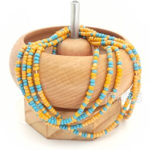 Blue and Orange Waist Beads