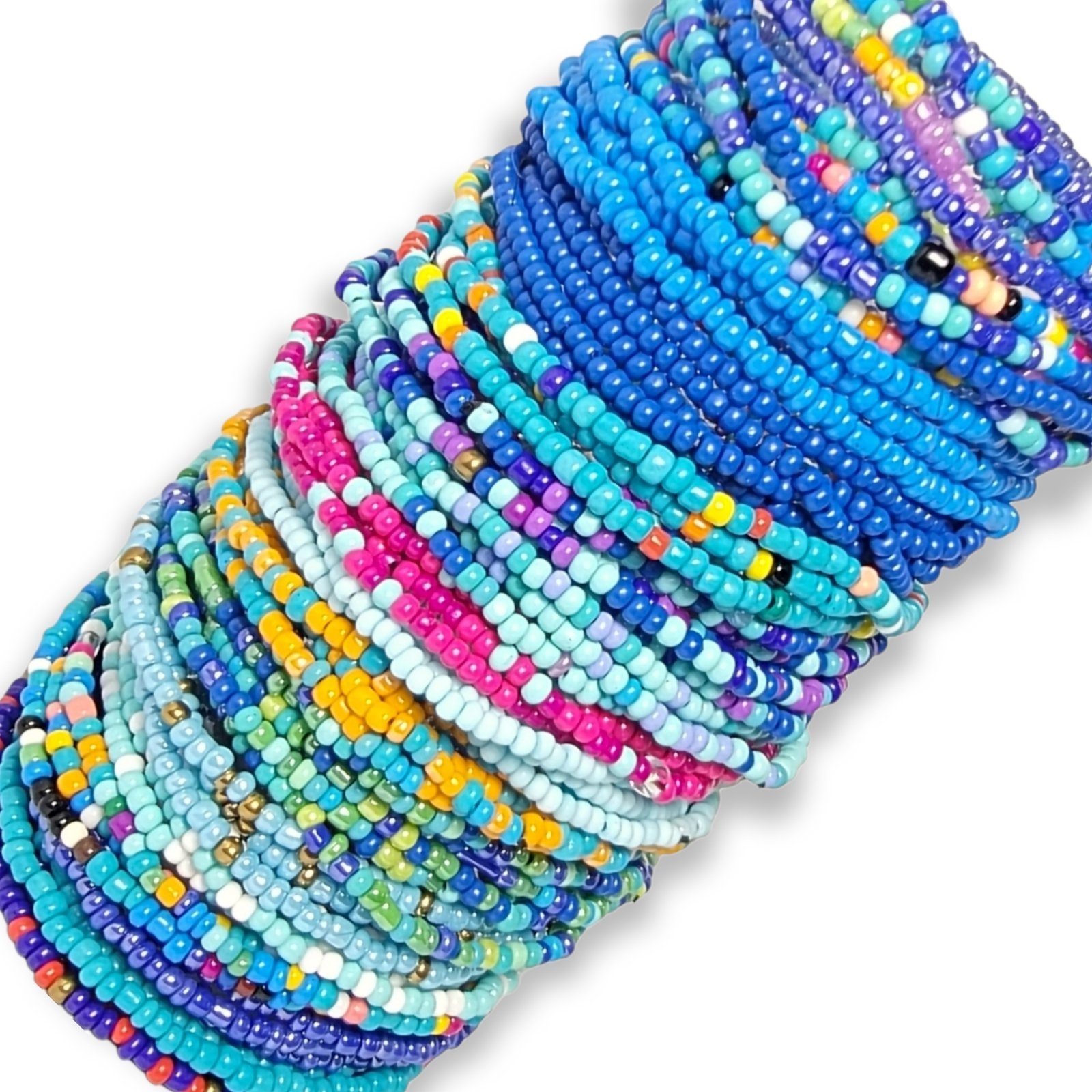 10pc Assorted Blue Bracelets