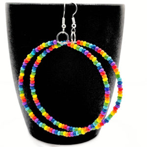Chakra Rainbow Hoop Earrings