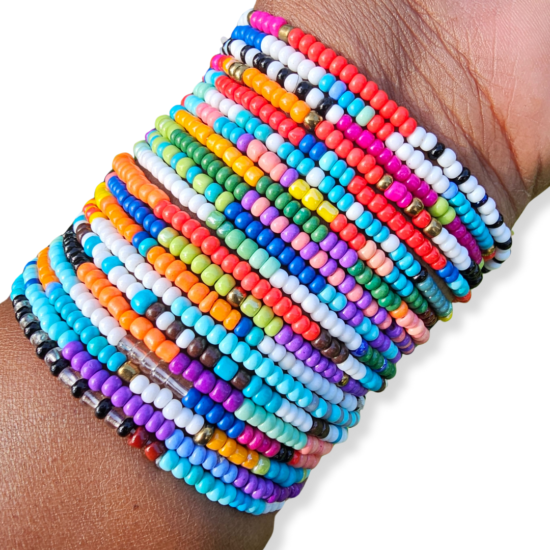 7pc African Zulu Bracelet Grab Bag - Image 4