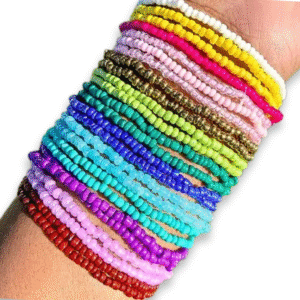10pc Solid Color Mix Bracelets
