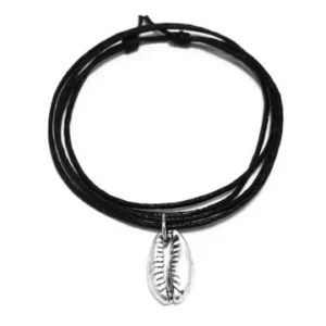Silver Cowrie Shell Necklace
