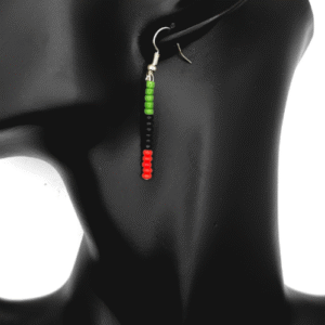 Minimalist Pan African Block Earrings