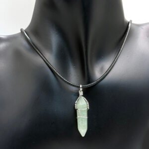 Opalite Bullet Pendant Necklace