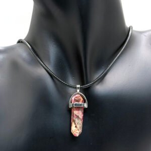 Regalite Bullet Pendant Necklace