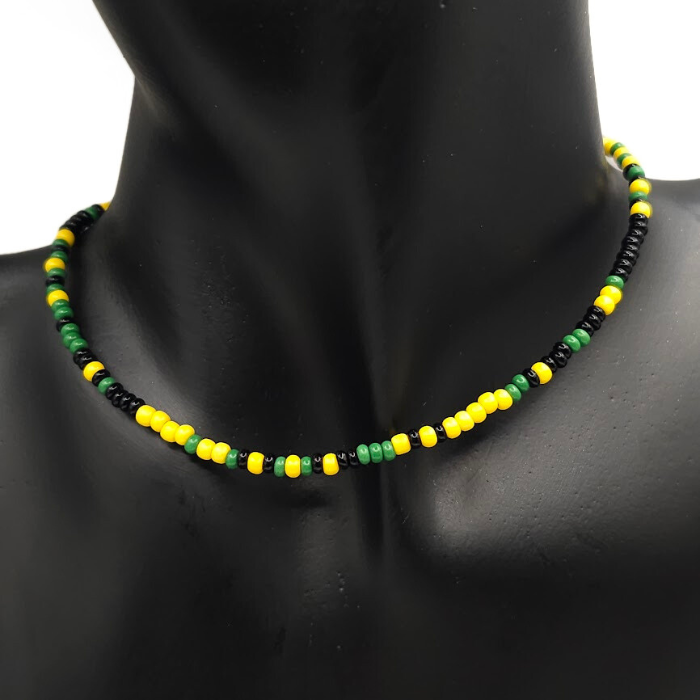 necklace - jamaican mix