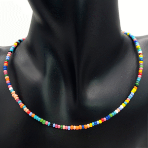 Confetti Burst Beaded Necklace
