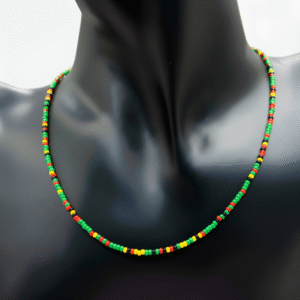 Mixed Beaded Rasta Necklace