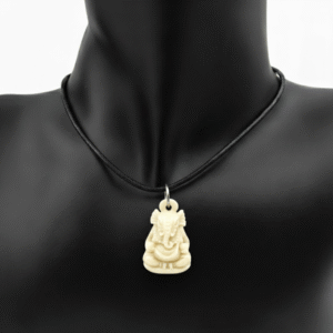 White Ganesha Necklace