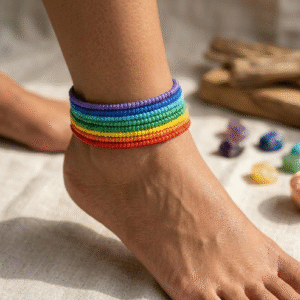 Chakra Vibe Anklet Stack (7pc)