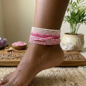 Pink Dream Anklet Stack (10pc)
