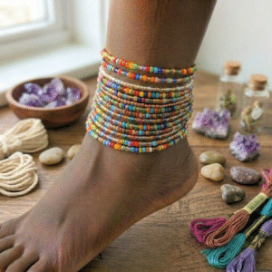 Confetti Anklet Stack (10pc)