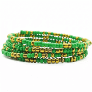Emerald Gold Wrap Bracelet