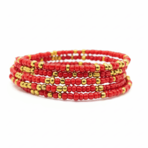 Fire Gold Coil Bracelet