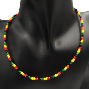 Rasta Beaded Necklace