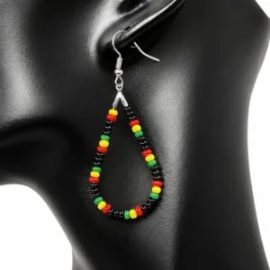 teardrop-rasta earrings