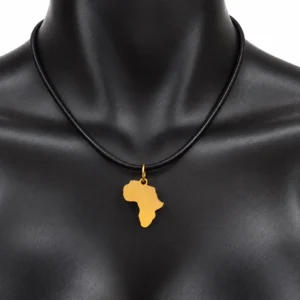 african map necklace
